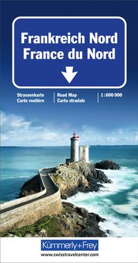 Buch Cover Kümmerly+Frey Strassenkarte Frankreich Nord 1:600.000