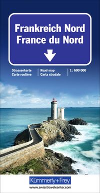 Buch Cover Kümmerly+Frey Strassenkarte Frankreich Nord 1:600.000