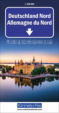 Buch Cover Kümmerly+Frey Strassenkarte Deutschland Nord 1:500.000