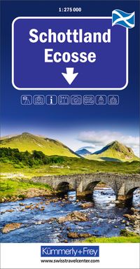 Buch Cover Kümmerly+Frey Regional-Strassenkarte Schottland 1:275.000