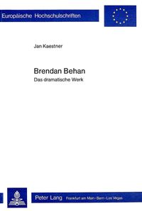 Buch Cover Brendan Behan