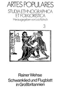 Buch Cover Schwanklied und Flugblatt in Grossbritannien