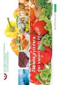 Buch Cover Tabella svizzera dei valori nutritivi