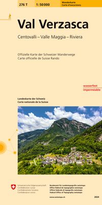 Buch Cover 276T Val Verzasca Wanderkarte
