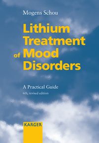 Buch Cover Lithium Treatment of Mood Disorders