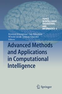 Buch Cover Advanced Methods and Applications in Computational Intelligence