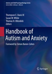 Buch Cover Handbook of Autism and Anxiety