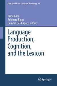 Buch Cover Language Production, Cognition, and the Lexicon