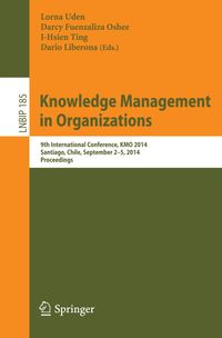 Buch Cover Knowledge Management in Organizations
