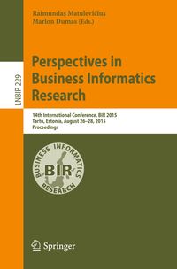 Buch Cover Perspectives in Business Informatics Research