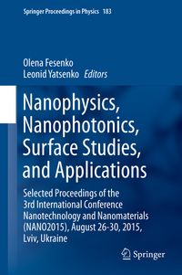 Buch Cover Nanophysics, Nanophotonics, Surface Studies, and Applications