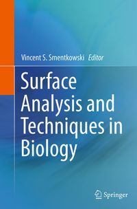 Buch Cover Surface Analysis and Techniques in Biology