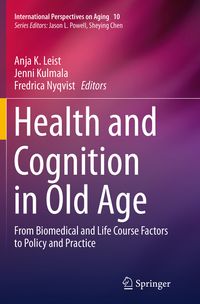 Buch Cover Health and Cognition in Old Age