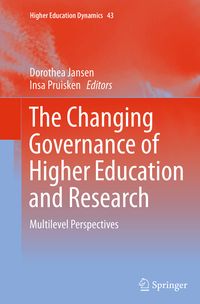 Buch Cover The Changing Governance of Higher Education and Research