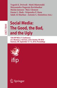 Buch Cover Social Media: The Good, the Bad, and the Ugly