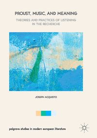 Buch Cover Proust, Music, and Meaning