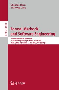 Buch Cover Formal Methods and Software Engineering