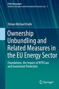 Buch Cover Ownership Unbundling and Related Measures in the EU Energy Sector