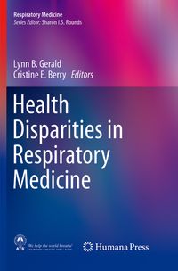 Buch Cover Health Disparities in Respiratory Medicine