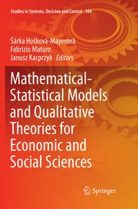 Buch Cover Mathematical-Statistical Models and Qualitative Theories for Economic and Social Sciences