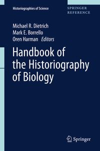 Buch Cover Handbook of the Historiography of Biology