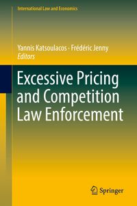 Buch Cover Excessive Pricing and Competition Law Enforcement
