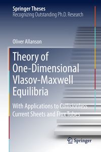 Buch Cover Theory of One-Dimensional Vlasov-Maxwell Equilibria