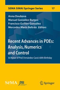 Buch Cover Recent Advances in PDEs: Analysis, Numerics and Control