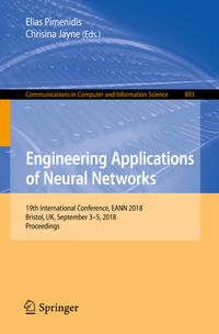 Buch Cover Engineering Applications of Neural Networks