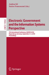 Buch Cover Electronic Government and the Information Systems Perspective