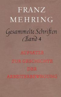 Buch Cover Gesammelte Schriften Band 4