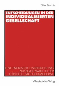 Buch Cover Entscheidungen in der individualisierten Gesellschaft