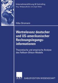 Buch Cover Wertrelevanz deutscher und US-amerikanischer Rechnungslegungsinformationen
