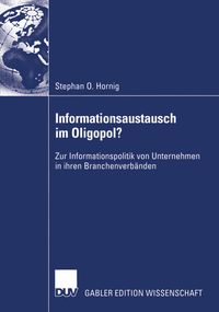 Buch Cover Informationsaustausch im Oligopol?