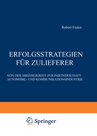 Buch Cover Erfolgsstrategien für Zulieferer