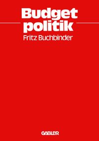 Buch Cover Budgetpolitik