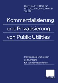 Buch Cover Kommerzialisierung und Privatisierung von Public Utilities