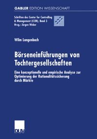 Buch Cover Börseneinführungen von Tochtergesellschaften