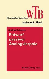 Buch Cover Entwurf passiver Analogvierpole