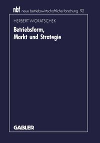 Buch Cover Betriebsform, Markt und Strategie