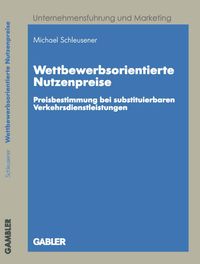 Buch Cover Wettbewerbsorientierte Nutzenpreise