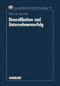 Buch Cover Diversifikation und Unternehmenserfolg