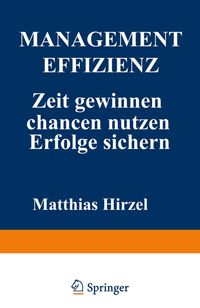 Buch Cover Management Effizienz
