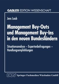 Buch Cover Management Buy-Outs und Management Buy-Ins in den neuen Bundesländern