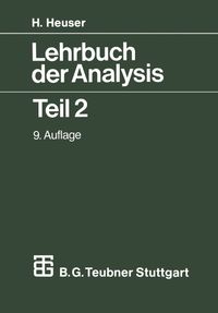 Buch Cover Lehrbuch der Analysis
