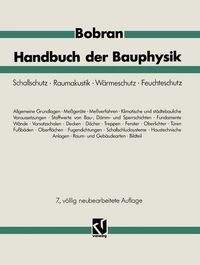 Buch Cover Handbuch der Bauphysik