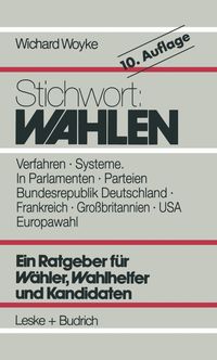 Buch Cover Stichwort: Wahlen