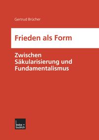 Buch Cover Frieden als Form