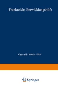 Buch Cover Frankreichs Entwicklungshilfe