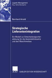 Buch Cover Strategische Lieferantenintegration